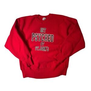 Vintage 90s St. John's University Psychology‎ Graphic Crewneck Sweatshirt XL